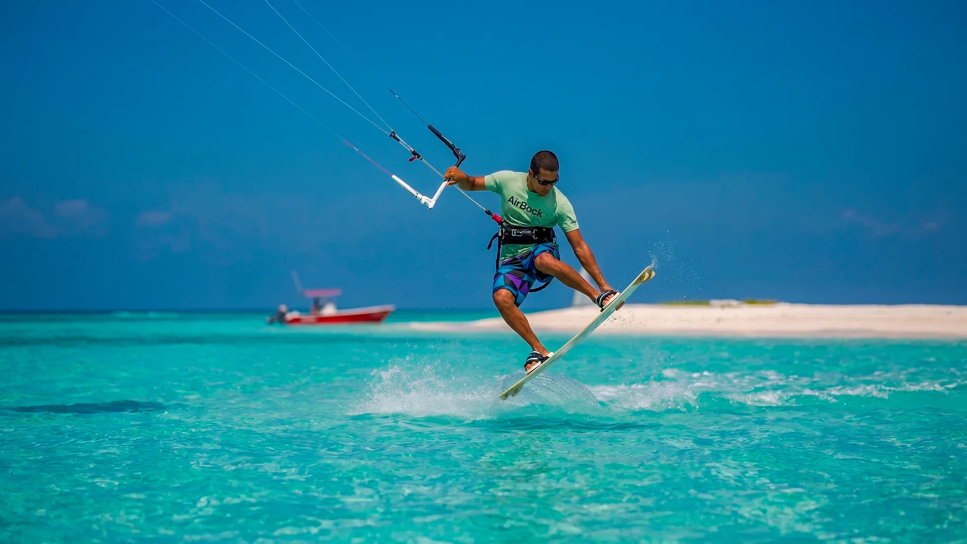 Instructor demonstrating kite safety techniques in Tarifa